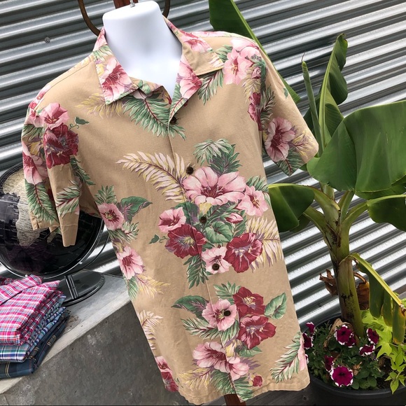 PRL - FLORAL CAMP SHIRT - Picture 1 of 7
